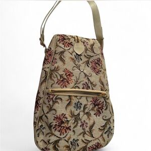 Floral Tapestry Shoulder Bag